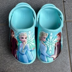 アナと雪の女王2 クロックスサンダル　長靴　18cm 女の子の画像