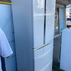 福岡市内-久留米-小郡配送無料　保証あり パナソニック Panasonic 冷蔵庫（501L・フレンチドア）ハーモニーホワイト ECONAVI・ナノイー・ワンダフルオープン搭載 NR-F506T-Ư の画像