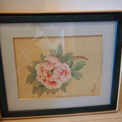 水彩画　色紙　額装　3点まとめの画像