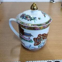0710-302 中国茶器　蓋付きマグカップの画像