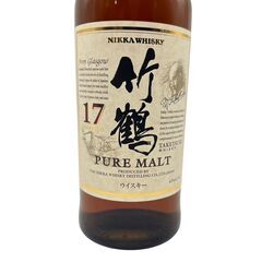竹鶴 17年 TAKETSURU PURE MALT ニッカ ウイスキー NIKKA WHISKEY 43% 700ml ピュアモルトの画像