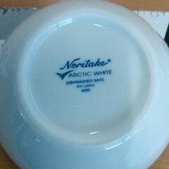 0710-308 Noritake ARCTIC WHITE ボウルの画像