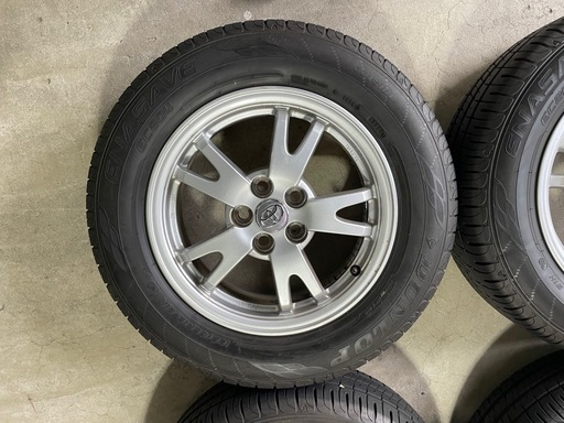 １９５／６５Ｒ１５　タイヤ・ホイール　セット　4本 ダンロップ　アルミホイール　　
