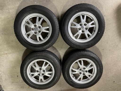 １９５／６５Ｒ１５　タイヤ・ホイール　セット　4本 ダンロップ　アルミホイール