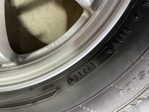 １９５／６５Ｒ１５　タイヤ・ホイール　セット　4本 ダンロップ　アルミホイール　　