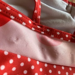いちご柄ワンピース水着  100cmの画像