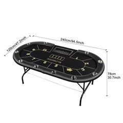 ポーカーテーブル チェア　セットの画像