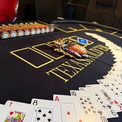 ポーカーテーブル チェア　セットの画像