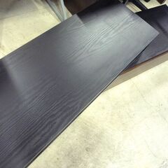伸縮式 テレビ台 TV台 ブラック×ブラウン 幅約100～約155.5cm 中古 札幌市東区 新道東店の画像