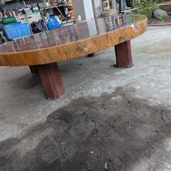 カリン　花梨　机　テーブルの画像