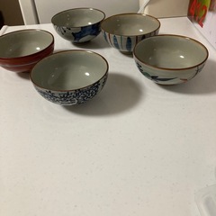 李峰　茶碗　5個セットの画像