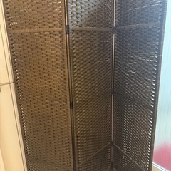 美品✨3連パーテーション（2つセット）折りたたみ可・高さ150cm・軽量タイプ！ の画像