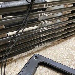 FIELDOOR/筋トレ　可変ダンベル 40.5kg×2 ブロックダンベル➕バーサポーター付きの画像