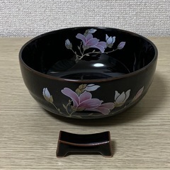 登り窯　瀬戸物　どんぶり・箸置き5客セットの画像