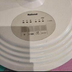 昭和レトロ　National　扇風機の画像