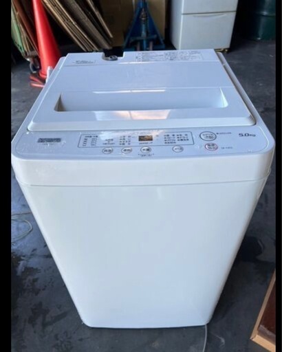 【美品】ヤマダセレクト洗濯機YWM-T50H1　2021年5.0kg