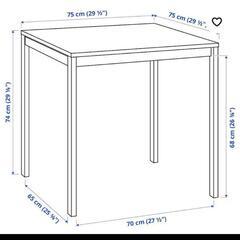IKEA MELLTORP メルトルプ 正方形テーブルの画像