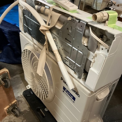 W2507-287 Panasonic ルームエアコン 2021年製 100V CS-361DEXX リモコンあり 12畳用 ポンプダ