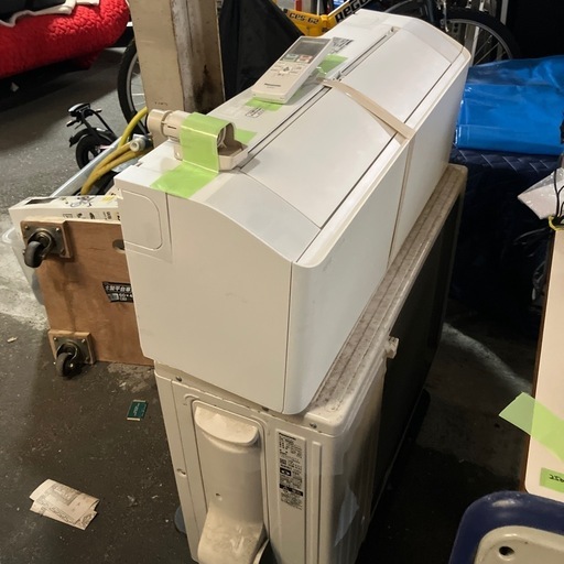 W2507-287 Panasonic ルームエアコン 2021年製 100V CS-361DEXX リモコンあり 12畳用 ポンプダウン実施済み フィルター清掃必要 ガス残量不明 取付工事はお客様で手配してください