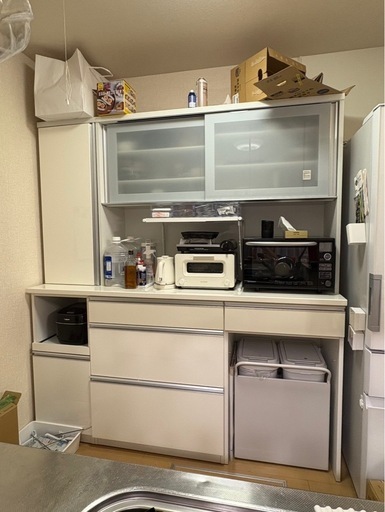 ニトリ キッチン棚 オーダーメイド ゴミ箱付き