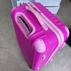 D0698 キャリーケース スーツケース 旅行 旅行用 大きめ 3.4泊用 トラベル トラベル用 ピンクの画像