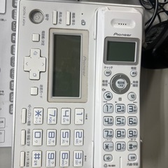 9401-10★パイオニア/Pioneer/コードレス留守番電話/TF-FV3020/ホワイト/子機通電なし/ 電話機一般★の画像
