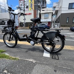 最安値級価格 中古20インチPanasonic電動アシスト自転車8.9Ah4点灯大阪 自転車本体