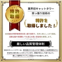 【受け渡し予定者決まりました】キャットタワーの画像