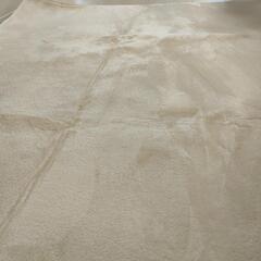 ラグ(ベージュ)寸法:130x185 cm

組成:表地:ポリエステル100%

中身:ウレタンフォーム

裏地:不織布(滑止め加工付)の画像