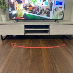 テレビボード テレビ台 ローボード コンクリート調 幅160cmの画像