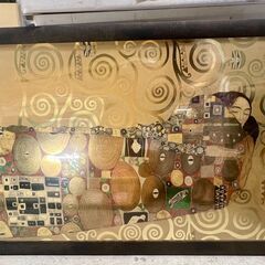 グスタフ・クリムト/抱擁   大型アートプリント フレーム入り　...
