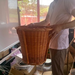 藤の植物カバー　プランターカバーの画像