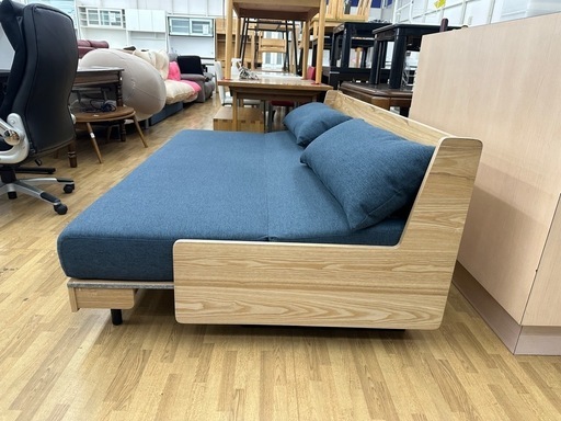 【ドリーム川西店御来店限定】RAVELLO　木製ソファベッド／ 【99540000027322】