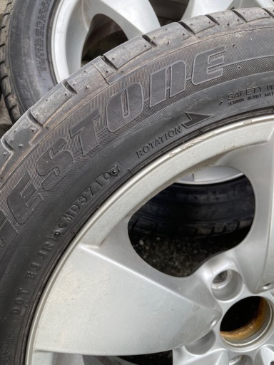 値下げ！！早い者勝ち！BMW純正アルミホイールタイヤ付き溝バリ山