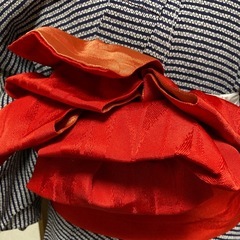 リバーシブル半幅帯　新品　いかがでしょうか？の画像