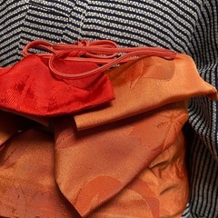 リバーシブル半幅帯　新品　いかがでしょうか？の画像