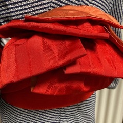 リバーシブル半幅帯　新品　いかがでしょうか？の画像