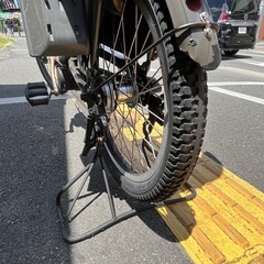 中古20インチブリヂストン電動アシスト自転車　子乗せ付き　8.7Ah 大阪の画像