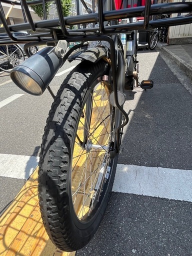 中古20インチブリヂストン電動アシスト自転車　子乗せ付き　8.7Ah 大阪