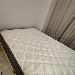 シングルすのこベッド＋マットレスの画像