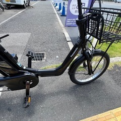 中古20インチPanasonic電動アシスト自転車8.9Ah4点灯大阪