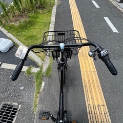 中古20インチPanasonic電動アシスト自転車8.9Ah4点灯大阪