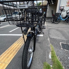 中古20インチPanasonic電動アシスト自転車8.9Ah4点灯大阪