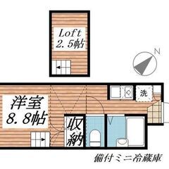 【敷金礼金ゼロ】ロフト付き！バストイレ別のお部屋✨