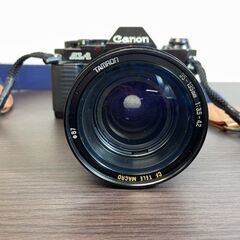 9830-10★Canon/キャノン/フィルム一眼レフ/AL-1/TAMRON製レンズ付属/専用ストラップ/ブラック/レトロ/望遠レンズ★の画像