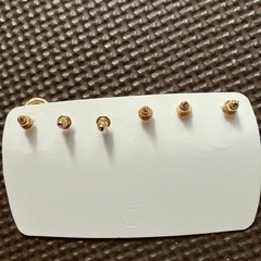 新品ピアス3セットの画像