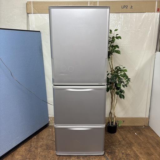 I619 ? ジモティー限定価格！ SHARP 3ドア冷蔵庫　(350L 左右開き） ⭐ 動作確認済 ⭐ クリーニング済
