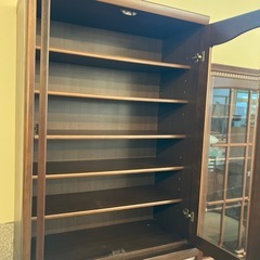 T2507-109 カップボード ブラウン W850 キズ汚れ有りの画像