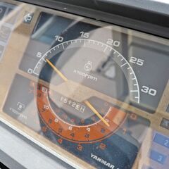 新潟発 ヤンマー トラクター F235D アワー1512h 中古 23馬力 4WD バッテリー新品 動作確認済 再塗装 自作キャノピー 中古 倉庫保管の画像
