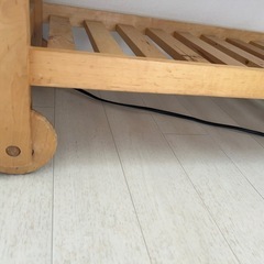 IKEA 木製キッチンワゴン 2引き出し付きの画像